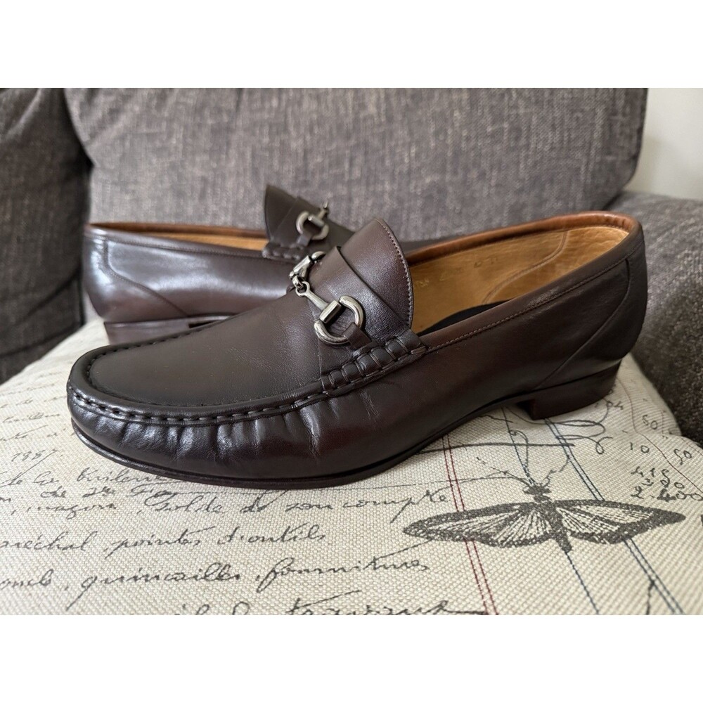 Beckett Simonon Beaumont Horsebit Loafers Men's 11 Brown Leather Blake Stitch